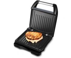 Kontaktgrill GEORGE FOREMAN "Steel Family Fitnessgrill 25041-56 Grau" Kontaktgrill_Standgrill_Tischgrill_Teppanyakigrill grau Elektrogrills