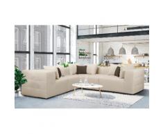 Places of Style Ecksofa Novum, beige, Neutral, creme