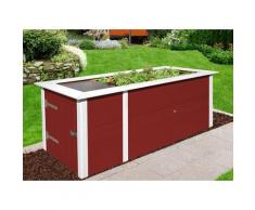 weka Hochbeet, (Set), BxTxH: 205x80x81 cm, mit Anbauschrank rot Hochbeet Hochbeete Gewächshäuser Garten Balkon