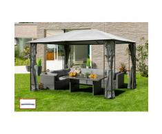 KONIFERA Pavillon Kreta, BxT: 300x400 cm, Stahlgestell, mit Ersatz-Dach grau Pavillons Garten Balkon