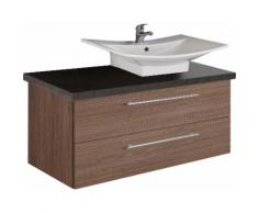 MARLIN Waschtisch Laos 3110, Breite 120 cm, Becken rechts beige Waschtische Badmöbel