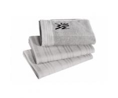 WMF Geschirrtuch (Set 3-tlg), grau, Neutral, grau