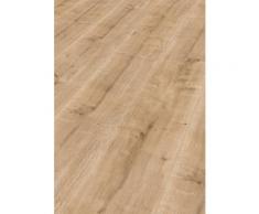 MODERNA Laminat Horizon, Erico Eiche, (Packung), pflegeleicht, 1288 x 328 mm, Stärke: 8 mm braun Bodenbeläge Bauen Renovieren