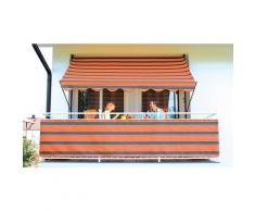 Angerer Freizeitmöbel Klemmmarkise, orange-braun, Ausfall: 150 cm, versch. Breiten orange Klemmmarkise Klemm-Markisen Markisen Garten Balkon