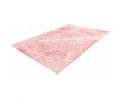 Obsession Teppich Palazzo 271, rechteckig, 10 mm Höhe, Marmor-Optik, Wohnzimmer rosa Schlafzimmerteppiche Teppiche nach Räumen