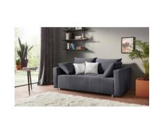 COLLECTION AB Schlafsofa, lässt sich schnell und einfach in ein bequemes Bett umwandeln, inklusive Bettkasten grau Schlafsofa Schlafsofas Sofas Couches Gemütliches Wohnzimmer