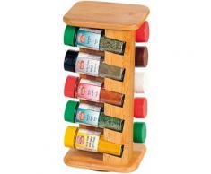 KESPER for kitchen & home Gewürzkarussell (10-tlg), natur, Neutral, holzfarben