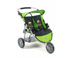 CHIC2000 Puppen-Zwillingsbuggy "Zwillings-Jogger Bumblebee", grün, Kinder, grün