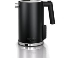 Graef Wasserkocher, WK 902 mit Temperatureinstellung, schwarz-matt, 1,2 Liter, 2015 Watt schwarz Edelstahl Wasserkocher Haushaltsgeräte