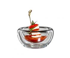 Bloomix Thermoschüssel "Flatbowl Medium" Glas (Set 4-tlg), transparent, Neutral, transparent