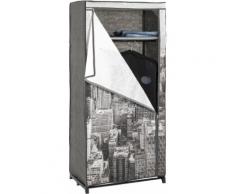 HAKU Stoffschrank, grau, grau