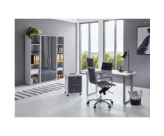 BMG Büro-Set Tabor Mini Kombi 3 grau Büromöbel