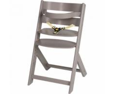 Treppenhochstuhl Domino, Buche massiv, nordic grey lackiert
