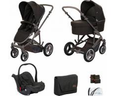 Kombi Kinderwagen Catania 4 Air Travel Set, woven-black, 2018