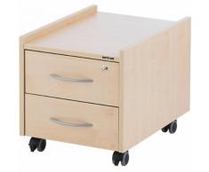 Rollcontainer Sit On Locked, Ahorn