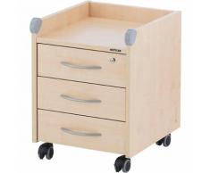 Rollcontainer Roll On Locked, Ahorn