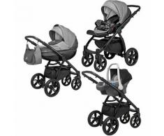 Kombi Kinderwagen Elements, 3 in 1, Graphit, 2018