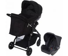 Kombi Kinderwagen Amble 3 in 1, Full Black, inkl. Babyschale, 2018