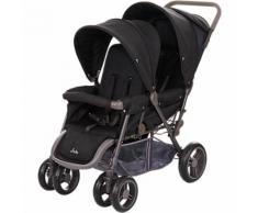 Zwillings-und Geschwisterwagen Tandem, woven black