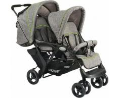 Geschwisterwagen Duo, jeans grey, 2018