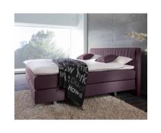 Femira Couture Florenz Boxspringbett Mehrzonen seitlich Stoffbezogen 180x200 cm H2/H2 Stoff 9334 Schiefer