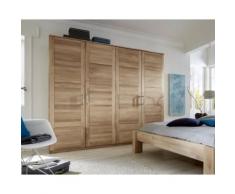 Massivholz Kleiderschrank Quattra 2-Türig / Kernbuche