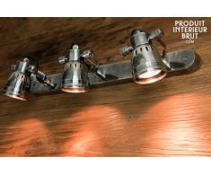 Dreifache Wandleuchte Bistro Industriedesign
