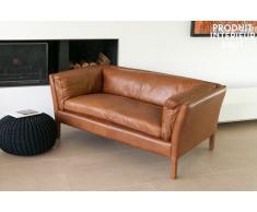 Ledersofa Hamar skandinavisches Design