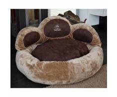 Knuffelwuff Luena Hundebett extra weich - XXL = Ø ca. 110cm Braun/Braun