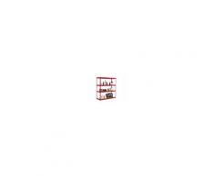 CLP Steckregal 160x60x180-rot