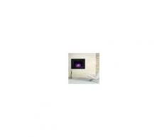 HOMCOM® Elektrokamin Wandkamin 1800 Watt 7 Farben LED Flammenillusion Schwarz