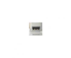 HOMCOM® Bio Ethanol Wandkamin Design Edelstahl