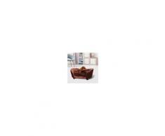 PawHut® Hundematte Hundebett Hundesofa mit Kissen Rückentasche Kaffeebraun