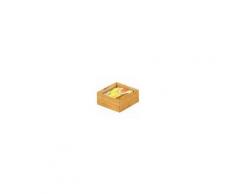 ZELLER Ordnungsbox, Bamboo 15 x 15 x 7 cm