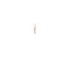 Hochzeitskerze mit Wachsmotiv Baum und Ringe in Gold (1 Stck.)