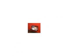 Radius Design Wall Flame 1 Ethanol Kamin Gestell schwarz, Edelstahlplatte poliert