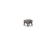Anstellhocker Cozy Grau Stoff