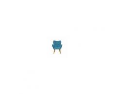 Miliboo Design-Kindersessel Petrolblau BABY BRISTOL
