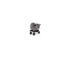 Petite Chérie Regenschutz für Geschwisterwägen Moroccan Black, Schwarz/Weiß