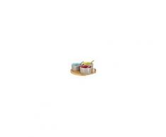 for friends Dip-Schalen Set ¦ mehrfarbig ¦ Bambus, Steingut