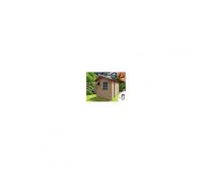 vogue sauna Gartensauna Helsinki II + 6 kW Saunaofen & Zubehör - 3/4 Personen - 2 Räume