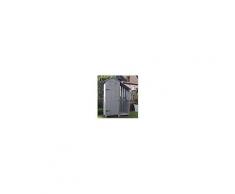 marktpoint Gartenschrank dunkelgrau im Vintage Look mit offenem Fach
