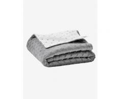 "Wendbare Babydecke ,,Stella" grau Gr. 75x100 von vertbaudet"