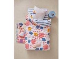 Vertbaudet Bettwäsche-Set für Kinder pfirsich Gr. 140x200 - 50x75