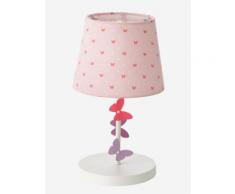 "Kinder-Nachttischlampe "Schmetterlinge" rosa von vertbaudet"