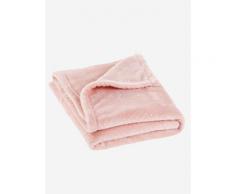 Babydecke, Fleece rosa Gr. 75x100 von vertbaudet