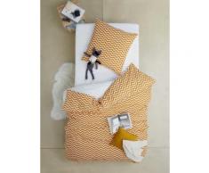 Bettwäsche-Set für Kinder, gelb Gr. 140x150 - 63x63 von vertbaudet