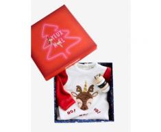 Baby-Geschenkset mit Strampler & Spielzeug weiß Gr. 92 von vertbaudet