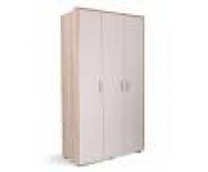 Easy Möbel (MA) Jugendzimmer - Drehtürenschrank / Kleiderschrank Gabriel 18, Farbe: Eiche Braun