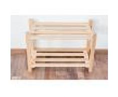 Steiner Shopping Möbel Schuhregal Buche Vollholz massiv natur Junco 225 - 40 x 58 x 26 cm (H x B x T)